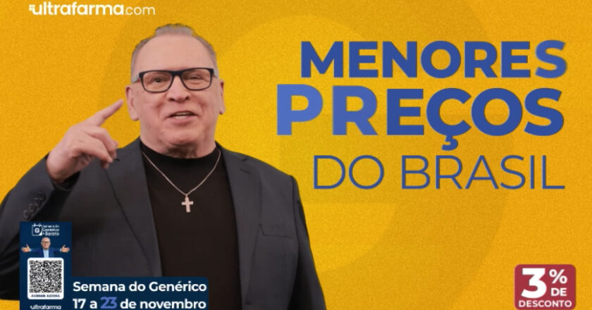 Ultrafarma lança edição especial da “Semana do Genérico” no mês da Black Friday com descontos inéditos em todo o Brasil