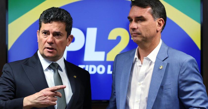 Moro, apoiado por Flávio Bolsonaro, previsto para vencer no Paraná no primeiro turno, afirma pesquisa da Atlas Intel.