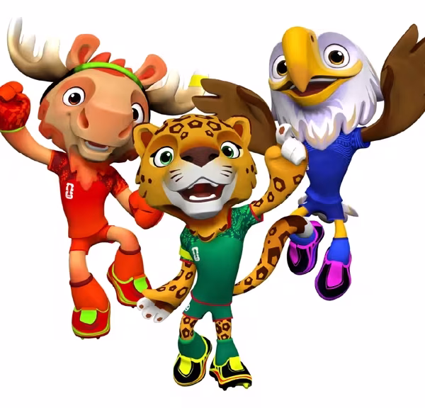 Descubra os mascotes que representarão a Copa do Mundo de 2026!