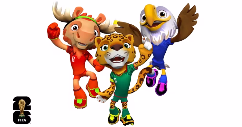 Descubra os mascotes que representarão a Copa do Mundo de 2026!