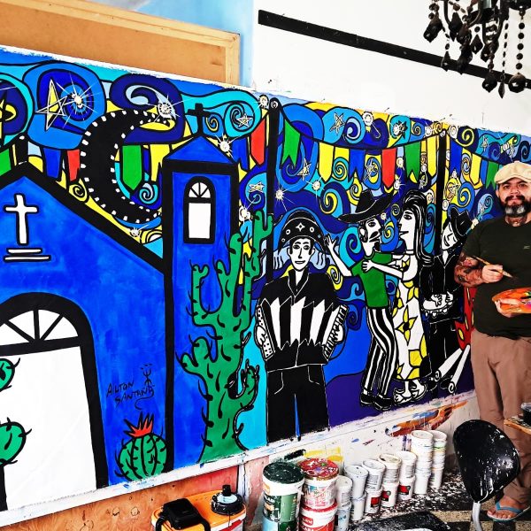 Entre cores e sentimentos, Ailton Santana constrói uma das trajetórias mais marcantes das artes visuais pernambucanas