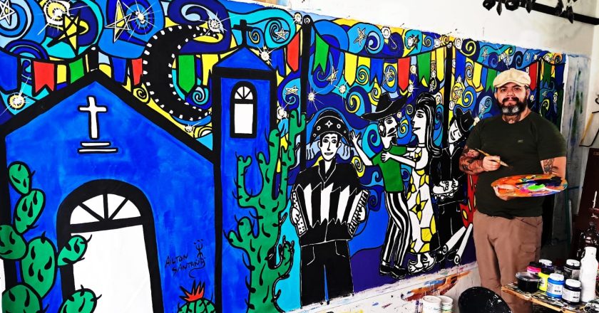 Entre cores e sentimentos, Ailton Santana constrói uma das trajetórias mais marcantes das artes visuais pernambucanas