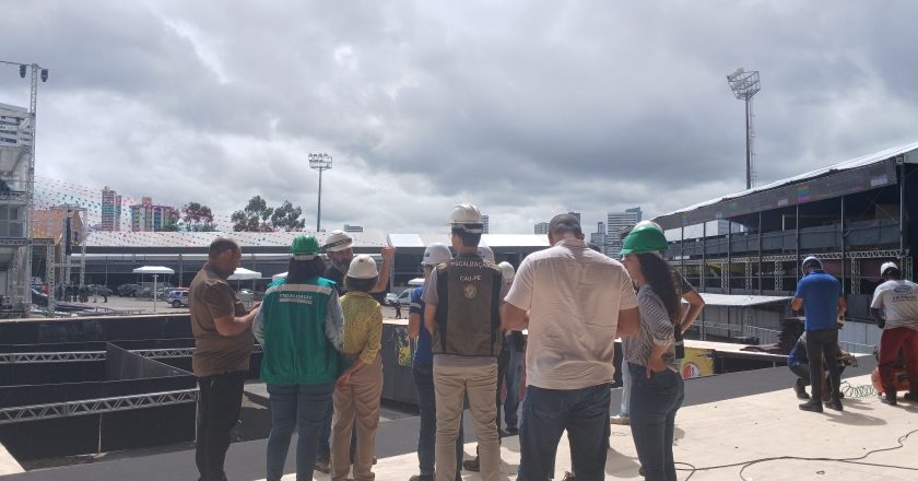 CAU/PE e CREA-PE realizam fiscalização conjunta nas estruturas do São João de Caruaru