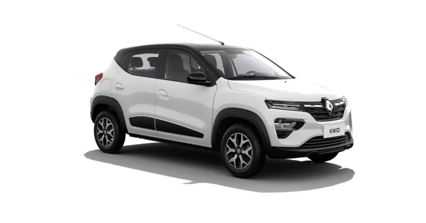Renault Kwid tem preço reduzido para R$ 61.990, tornando-se mais acessível que o Fiat Mobi após corte de R$ 20,8 mil.