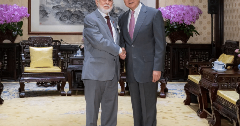 O encontro de Celso Amorim com Wang Yi, chanceler da China