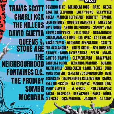 Lollapalooza revela atrações imperdíveis, incluindo Charli XCX e Travis Scott
